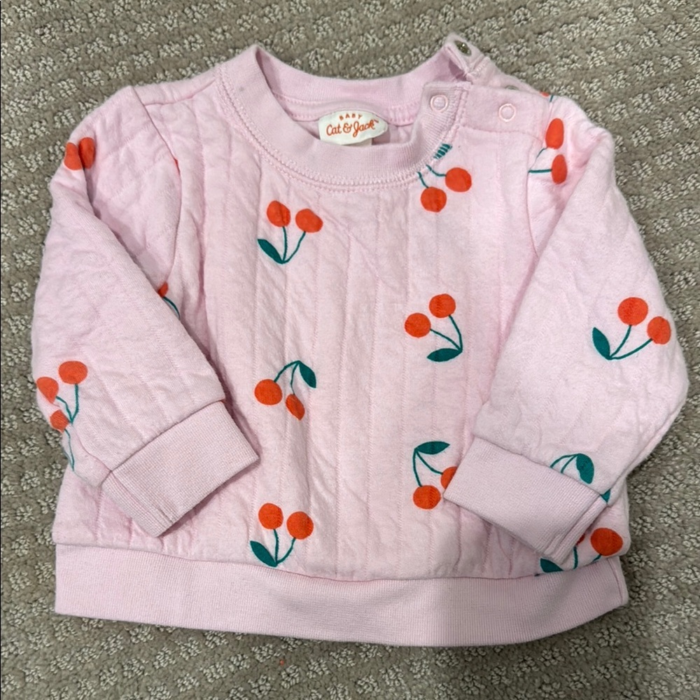 Cat & Jack Cherry Sweatshirt
